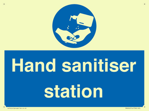 Hand sanitiser station